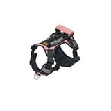 INTERLAKEN Köpek HARNESS Kosum Takimi Hafif Küçük ve Büyük Köpekler Uzanma Önleyici Gögüs Tasmasi SIYAH&PEMBE S BEDEN