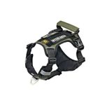 INTERLAKEN Köpek HARNESS Kosum Takimi Hafif Küçük ve Büyük Köpekler Uzanma Önleyici Gögüs Tasmasi SIYAH&YESIL L BEDEN