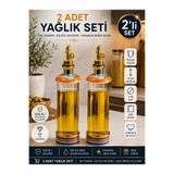 İnterlife Porselen Lüx Yağlık Seti Akıtmaz Damlatmaz Dekoratif Sıradışı Tarz Yağdanlık Sosluk