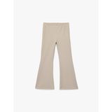 İnterlok Viskon Karışımlı Slim Fit Normal Bel İspanyol Paça Tayt
