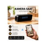 İntermax 4K Wifi Kamera Bebek Bakıcı Güvenlik Kamerası 1080P Masa Üstü Saat Kamera