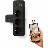 İntermax intermax 3'lü Termal Akım Korumalı Priz Güvenlik Kamerası 1080P HD 4K CCTV Kamera-(Gece Görüşü Yoktur.)