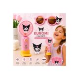 intermax Mini Fan Vantilatör Şarj Edilebilir Pilli - Karışık Renk Kuromi + Gözlük SET