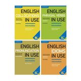 Intermediate Cambridge English Vocabulary in Use Set ( Vocabulary - Pronunciation - Collocations - Idioms - Phrasal Verbs )