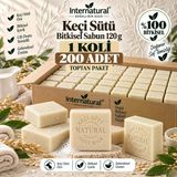 Internatural Keçi Sütü Bitkisel Sabun 120 G - 200 Adet (1 Koli)