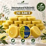 Internatural Kükürtlü Süngerli Bitkisel Banyo Sabunu 20'Li Paket (20 X 120 G)