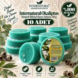Internatural Okaliptus Süngerli Bitkisel Banyo Sabunu 10'Lu Paket (10 X 120 G)