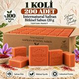 Internatural Safran Bitkisel Sabun 120 G - 200 Adet (1 Koli)