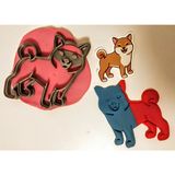 Internos Design 4'lü Köpek Şeklinde Kurabiye Kalıbı - Yılbaşı