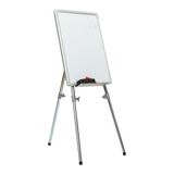 İnterpano 40 x 55 Elegant Çerçeve Laminant Yüzeyli Teleskopik Ayaklı Beyaz Yazı Tahtası