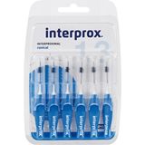 Interprox Arayüz Fırçası Orta Sertlikte Mavi Renkli 6'lı Paket Pratik Çam Ağacı Şekli