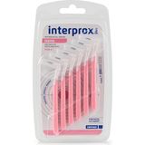 İnterprox Interprox Plus 2g 6'lı Pembe Nano Arayüz Fırçası Orta Sertlikte Fırça Kılı ile Etkili Temizlik