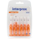 İnterprox Interprox Supermicro Arayüz Fırçası Orta Sertlikte 6'lı Paket Turuncu Renkli Diş Fırçası