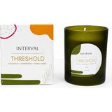 Interval Rıtuals Paçuli & Sedir Ağacı Kokulu | El Yapımı %100 Soya Mum | Premium Tasarım Aromaterapi Mumu | Cam Kavanoz | 200 gr - Yeşil
