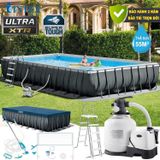 İntex 26378 975x488x132cm Ultra XTR Prefabrik Aile Havuzu Deluxe Set