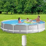 İntex 26712 366x76cm Premium Prefabrik Havuz Seti 220v Filtreli