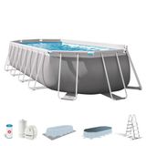 İntex 26798 610x305x122cm Aile Boyu Prefabrik Havuz Tam Set