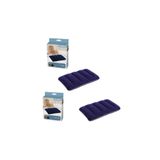Intex 2li Set 68672 Kadife Kaplı Şişme Yastık Minder Yastık Kamp Yastığı Intex Kamp Yastığı