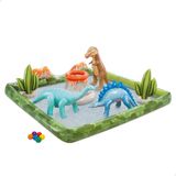 Intex 56132 Jurasik Park Şekilli Oyun Havuzu 201x201 cm, su sporları, plaj malzemesi, şişme ürün, yüzme aksesuarı, kamp, dalış, güvenlik