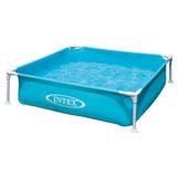 Intex 57173 Yüzme Havuzu Kare Mini Çerçeve Mavi 122 cm, su sporları, plaj malzemesi, şişme ürün, yüzme aksesuarı, kamp, dalış, güvenlik