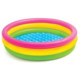 Intex 57412 114 CM Renkli 3 Bölme Taban Şişme Havuz
