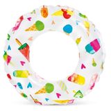 Intex 59230 Sevimli Desenli Simit 51 cm, su sporları, plaj malzemesi, şişme ürün, yüzme aksesuarı, kamp, dalış, güvenlik