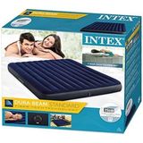 intex 64755 3 Kişilik Şişme Yatak 183X203X25 Yüksek Konfor Sağlayan Kadife Kaplama 0,52 mm Vinyl