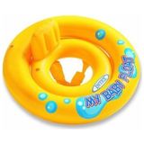 intex 67 cm Simit Oturaklı Bebek Flatörü Renkli ve Yumuşak Malzeme ile Eğlenceli Su Keyfi - Kırmızı