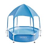 İntex Aile Havuzu - Gölgelikli Prefabrik - Intex - 183 x 183 x 38 cm (28209)