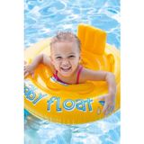 İntex Baby Float Bebekler İçin Oturaklı Can Simidi Oturma Yaslan Yeri Olan Havuz Deniz Simidi 70 Cm 6 Ay+