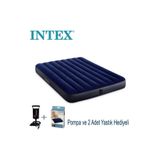 Intex Çift Kişilik Şişme Yatak Kamp ve Misafir Yatağı 137X191X25 cm