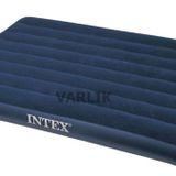 Intex Classic Downy şişme yatak - King - 137 x 191 x 22 cm - mavi