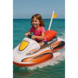 intex Çocuklar Için Şişme Deniz Botu Jet Ski Görünümlü – 117X77 cm | Max 40 kg | Deniz ve Havuz Oyuncağı - Kırmızı
