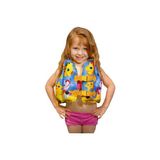 İntex Deniz Yıldızı Desenli 3-5 Yaş Çocuk Can Yeleği, Dayanıklı Vinil, 30 cm, 3 Hava Odacıklı, Ayarlanabilir Kemer - Sarı