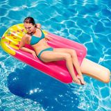 intex Dondurma Deniz Yatağı - Dondurma Şişme Deniz Yatağı - Renkli Dondurma Deniz Yatağı Ice Cream Deniz Yatağı 191X76 Cm. - Dondurma - 191 X 76 cm