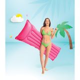 intex Düz Renkli Deniz Yatağı - Havuz Yatağı - Şişme Deniz Yatağı - Şişme Yatak - Deniz Yatağı 183X69 Cm. - 0 - 3 Yaş - Açık Pembe
