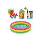 intex Eğitici Bebek Oyuncakları Seti Şişme Havuz 86CM - Top - Bultak - Mini Kule