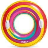 intex Elite Çizgili Desen El Tutunmalı 91 cm Deniz Simidi 1 Adet Renkli ve Dayanıklı Tasarım