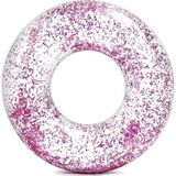 Intex Glitter Tube Şeffaf Havuz Deniz Yüzme Simidi 1.07 cm