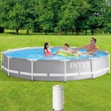 Intex İntex 26712 366x76cm Premium Prefabrik Havuz Seti 220v Filtreli