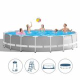 Intex İntex 26732 549x122cm Yuvarlak Prefabrik Havuz Seti 220v Filtreli