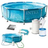 Intex İntex 28208 305x76cm Beachside Prefabrik Havuz 220v Filtreli