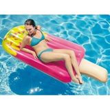 intex İntex Renkli Buz Dondurma Yatak 191 x 76 cm Kolay Şişirilebilir Yaz İçin Eğlenceli Deniz Yatağı