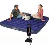 intex Konforlu Çift Kişilik Xl Şişme Yatak 152X203X25 Cm, Pompa Hediye - Seçenek 1 - Altın