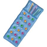 Intex Lacivert Şişme Deniz ve Havuz Yatağı, 188x71 cm, Bardaklı, Renk: Mavi, Yaş: 5+ - 0 - 3 Yaş - Azur Mavi