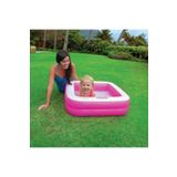 Intex Mini Kare Bebek Havuzu Pembe 86cm