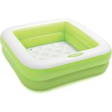 İntex Mini Kare Havuz Yumuşak Şişme Taban 85X85x23 Cm (3 Adet)