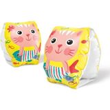 Intex Renkli Kedi Desenli Çocuk Kolluğu 20x15 cm, 1,5-3 yaş, Çok Renkli - 0 - 3 Yaş - Açık Gri