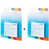 Intex Renkli Onarım Yaması Tamir Kiti 2 Adet Şişme Yatak Havuz Botlar İçin Hafif ve Taşınabilir