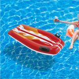 Intex Renkli Şişme Sörf Yatak, 112x62 cm, Kırmızı, 6+ Yaş, Havuz ve Deniz İçin - 0 - 3 Yaş - Açık Gri